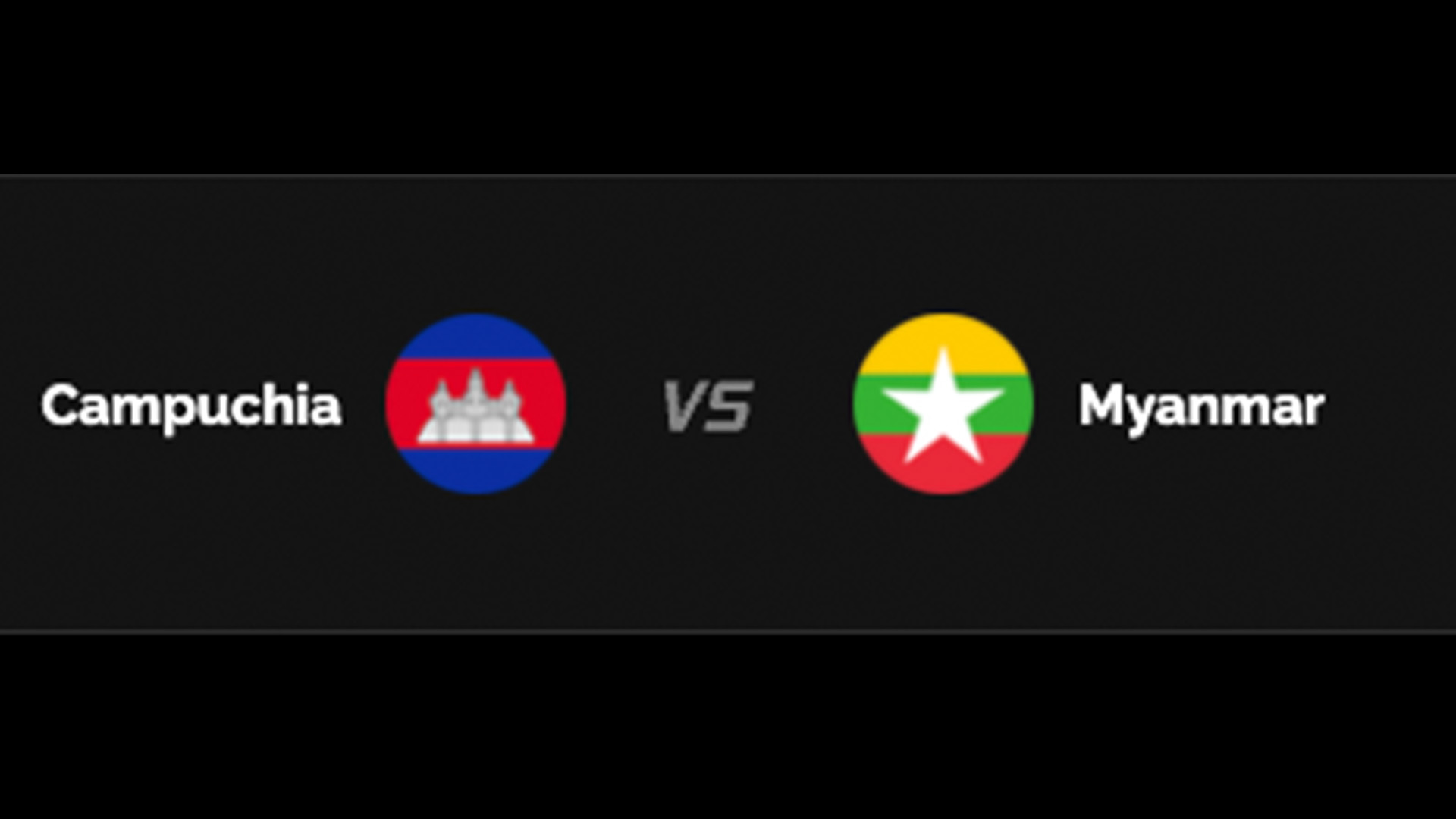 Cambodia vs Myanmar