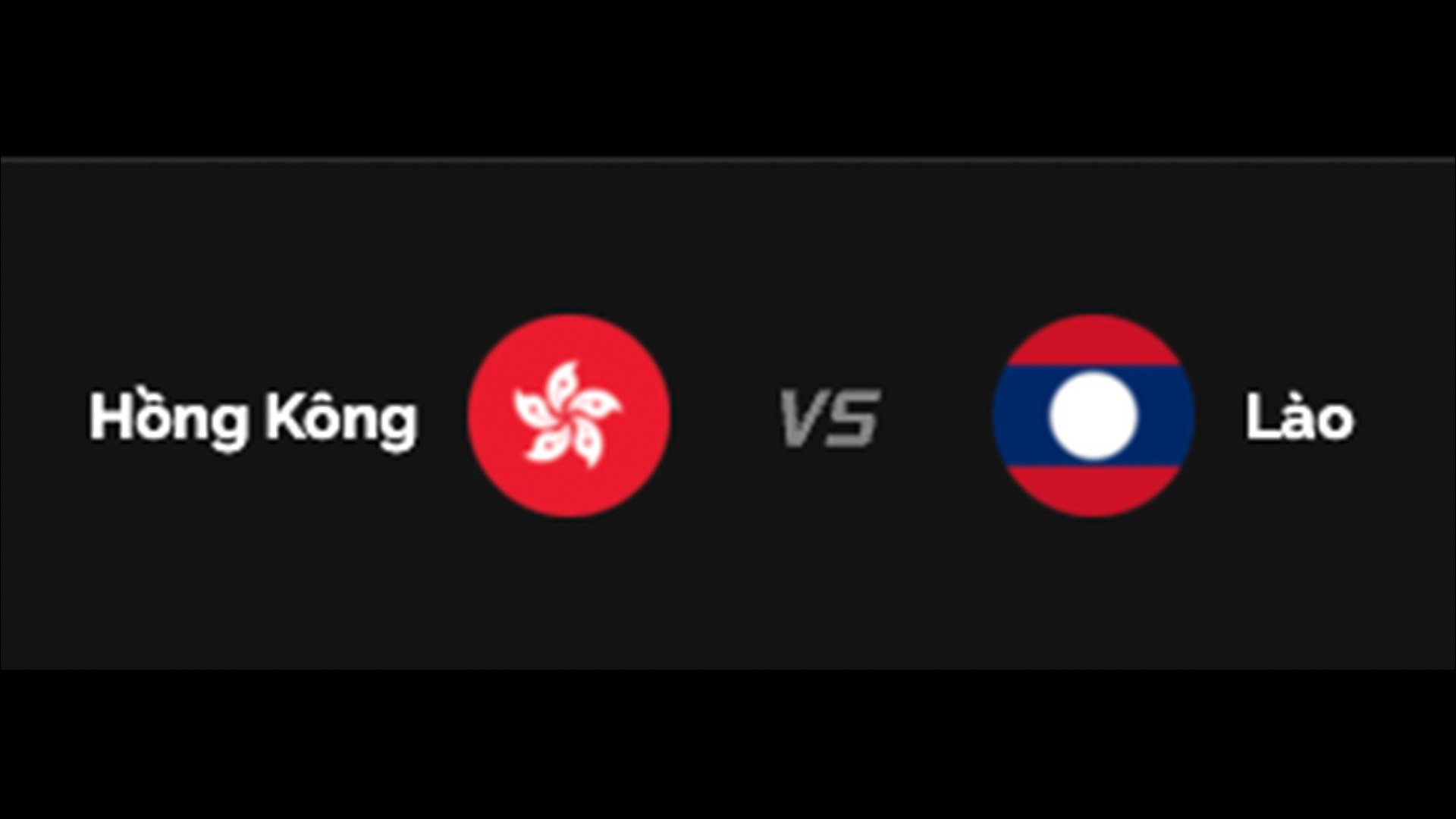 Hong Kong vs Laos