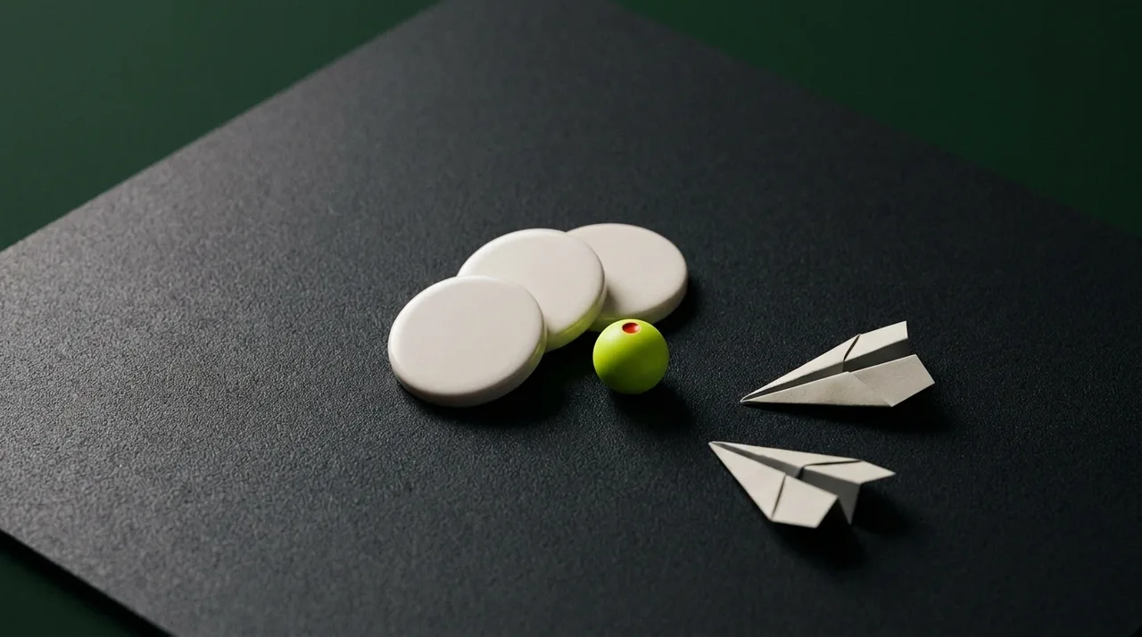 A conceptual tactics-board illustration of pressure around the ball.