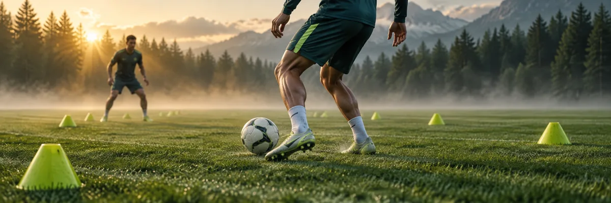 The first touch sets up the next move